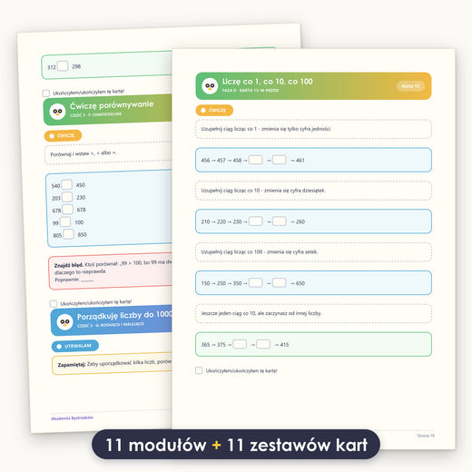 Akademia Bystrzaków, Kompletny Zestaw Matematyczny, Klasa 2